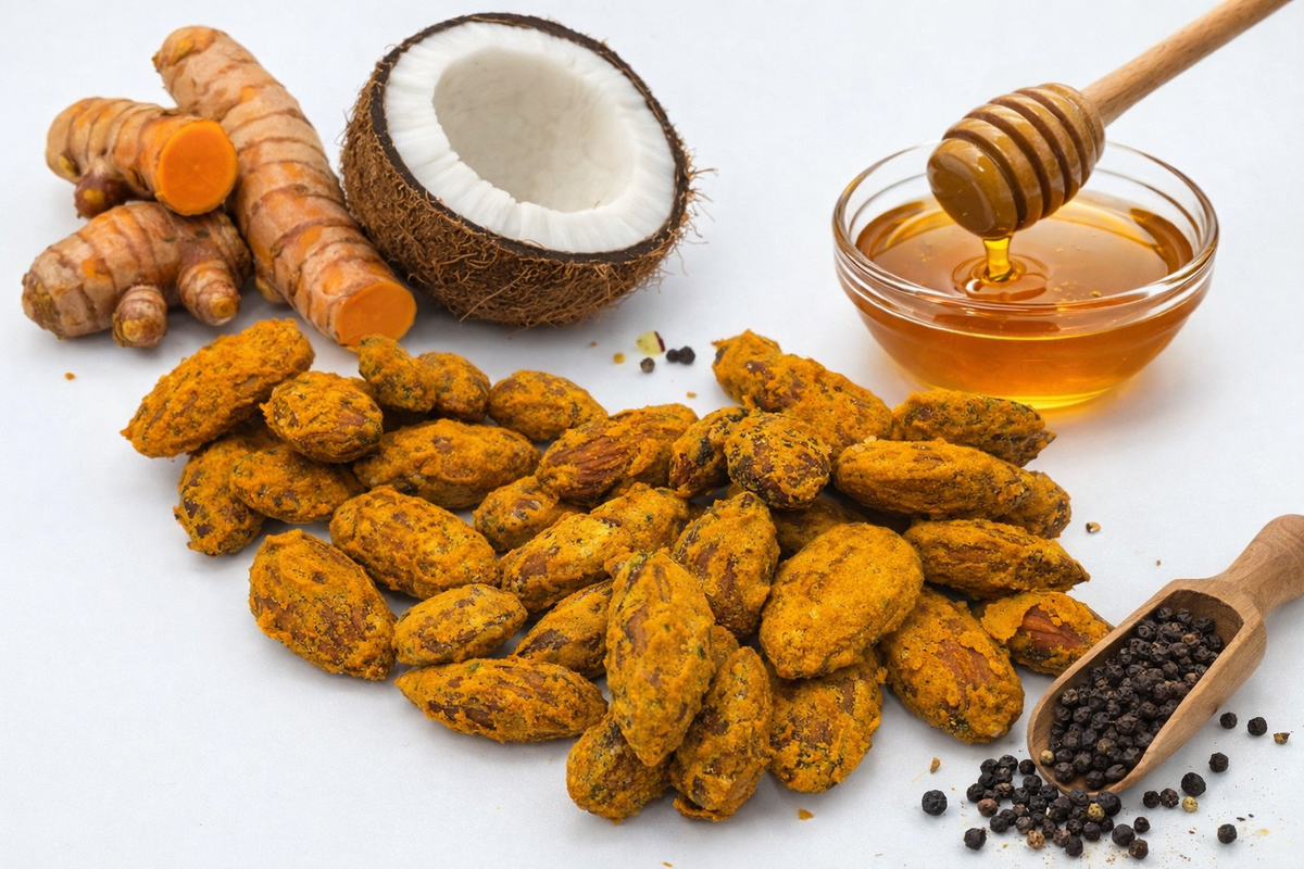 Turmeric Almonds