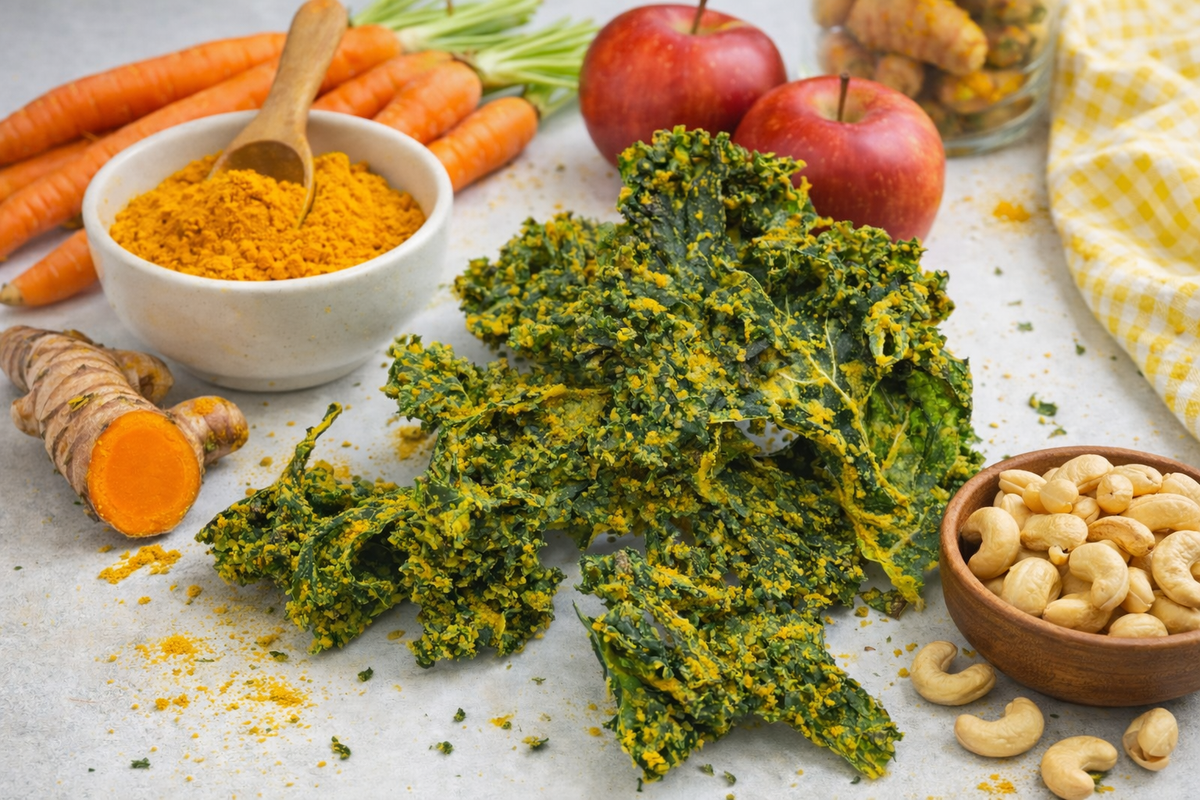 Turmeric Kale Chips